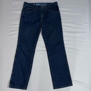 Wrangler Blue Straight Jeans with Classic Style